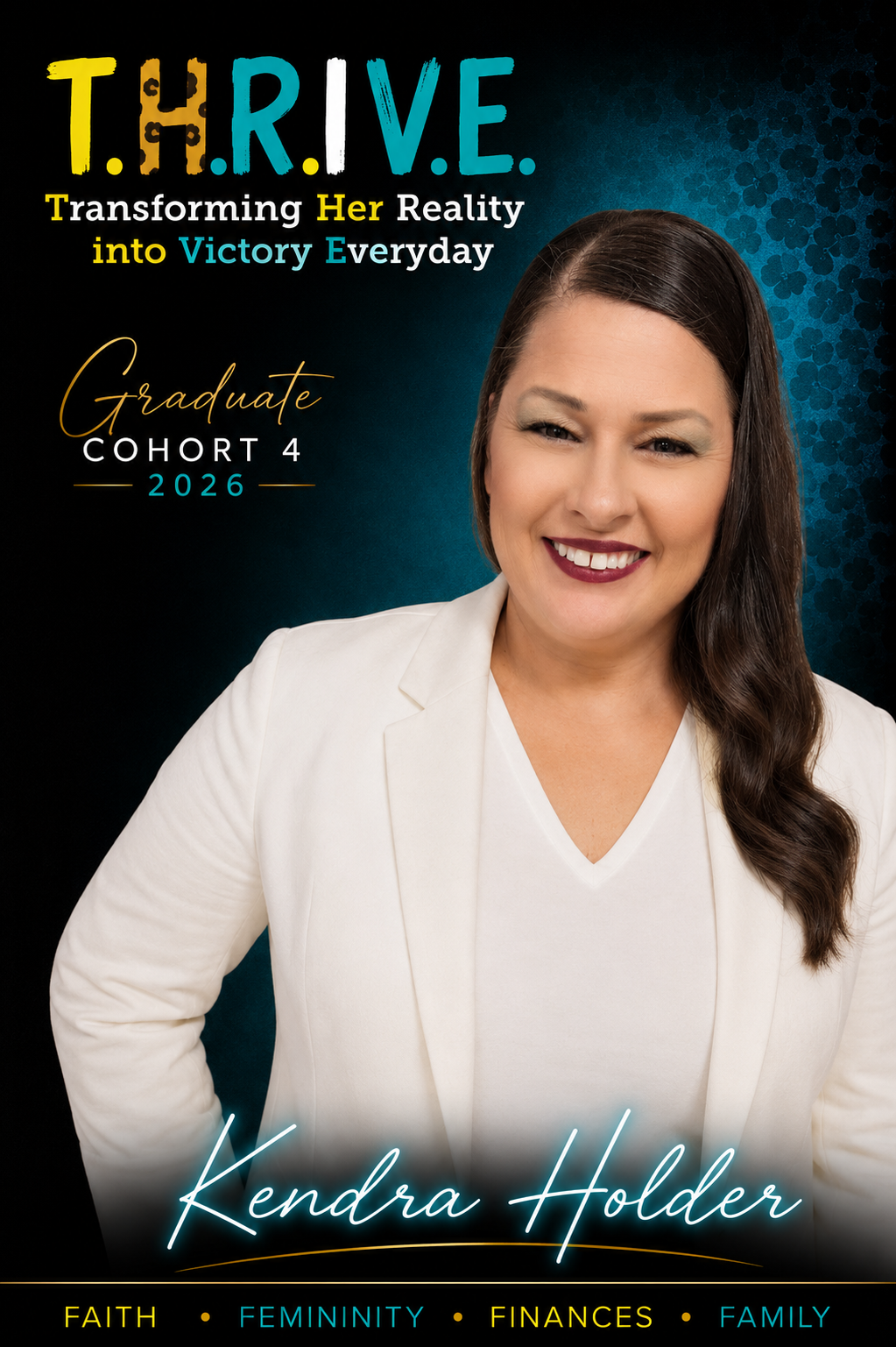 Kendra Holder, a T.H.R.I.V.E. Cohort 4 · 2026 graduate